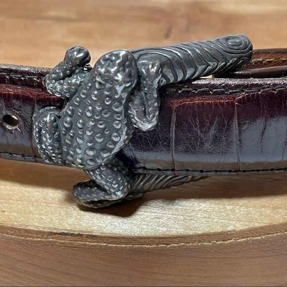 J. Deegan sterling silver frog belt - Picture 12 of 16
